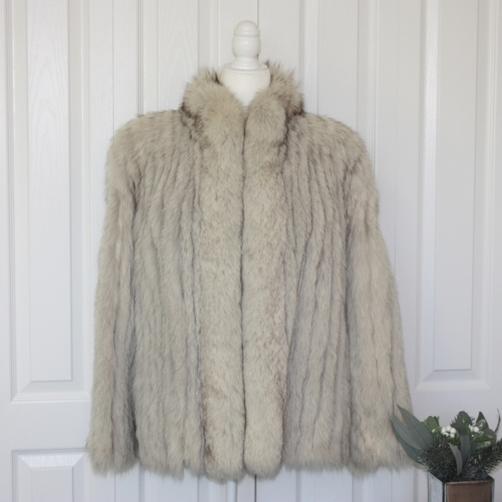 Vintage Saga Silver Fox Fur Jacket
